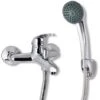 Bath Shower Mixer Tap Kit Chrome VidaXL