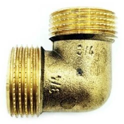 Brass Water Pipe Male Elbow Adapter Connector 3/4 Inch BSP Thread Fittings