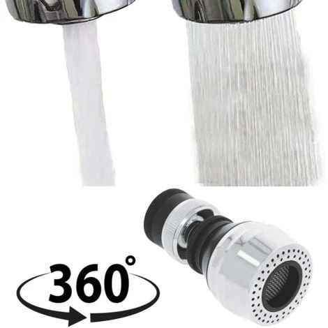 Adjustable Water Saving Kitchen Faucet Tap Aerator 22mm/24mm Female/Male Nozzle - Image 2