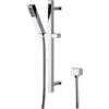Hudson Reed Kubix Slider Shower Rail Kit With Pencil Handset - Chrome