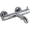 JTP Florentine Thermostatic Bath Shower Mixer Tap Wall Mounted - Chrome