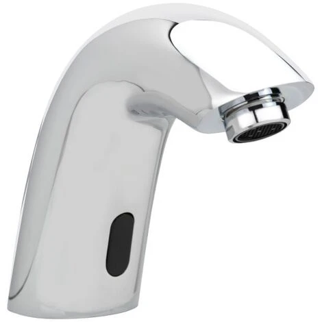 Sagittarius Infra-Red Arched Basin Mixer Tap Deck Mounted - Chrome