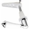 Croydex Classic Cistern Lever, Chrome/White