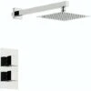 Orchard Derwent Thermostatic Square Concealed Shower Valve And Head Set