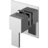 Nuie Sanford Square Concealed Stop Tap Shower Valve - Chrome