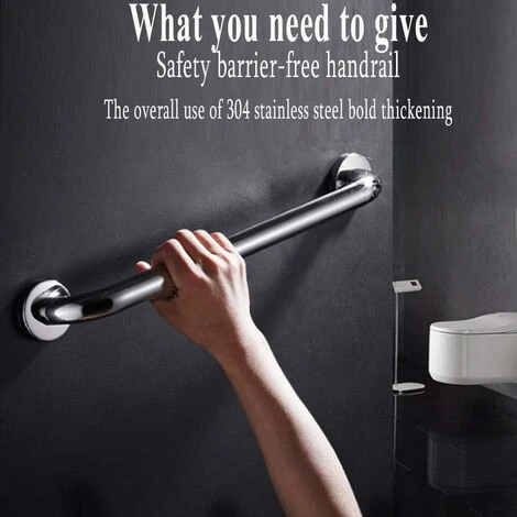 Bathroom Grab Bars Bathroom Bathtub Handle Stainless Steel Senior Bathtub Handle Shower Handle Handrail Safety Bars For Seniors SOEKAVIA - Image 4