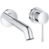 Grohe Essence Single Lever Basin Mixer Facade 2 Holes Size M Chrome (19408001)