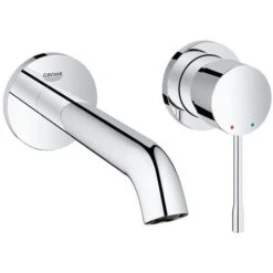 Grohe Essence Single Lever Basin Mixer Facade 2 Holes Size M Chrome (19408001)