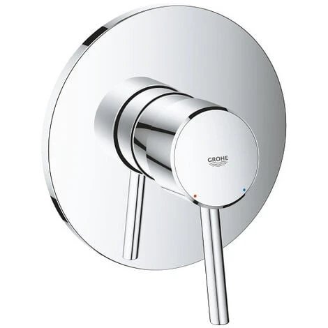 Grohe Concetto Single Lever Shower Mixer, 1 Outlet, Chrome (24053001)