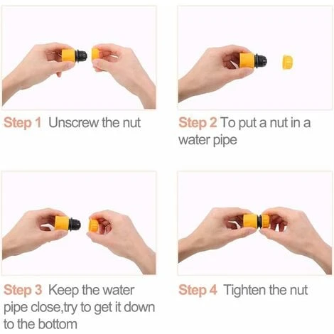 LangRay Hose Coupler 10 Pack - 1/2 "Quick Coupler - For Connecting Hoses, Garden Tools, Garden Hoses - With Strong Strength - Image 4