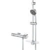 Grohe Precision Feel Thermostatic Shower Set With 3-jet Hand Shower (34791000)