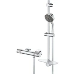 Grohe Precision Feel Thermostatic Shower Set With 3-jet Hand Shower (34791000)