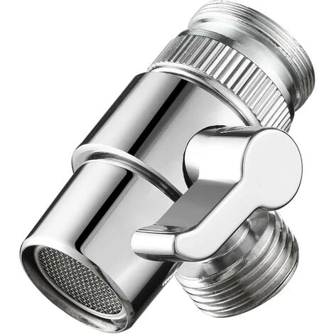 Chrome Adapter Two-Way Diverter For Kitchen And Bathroom Taps - Image 2