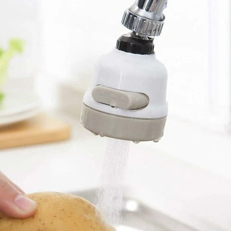 Water Saving Filter Nozzle,360 Degree Movable Kitchen Faucet Head,3 Modes Adjustable Shower Head Filter Sprayer For Kitchen Bathroom