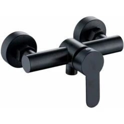 Single Lever Bathtub-Shower Mixer Bath Tap Set Shower Faucets Bathroom Faucet Integrated Check Valve Black Hot And Cold Water Mixer Valve