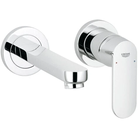 Grohe Set Eurosmart Cosmopolitan Wall-mounted Basin Mixer Chrome S-size + Rough In Body (19381000-SET) - Image 2