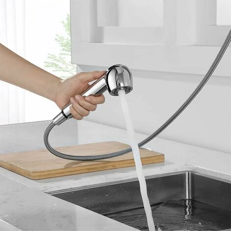 Kitchen Faucet Sprayer 2 Jets Shower Head Replacement Sprayer For Kitchen Mixer Tap, Chrome - Image 3