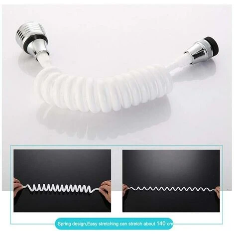 360 Rotating Faucet Spray Head, 360 Rotating Water Saver, Faucet Extension Kitchen, Water Saving Filter Jet Regulator, Faucet Spray Head For Kitchen Sink And Bathroom Shower - Image 4