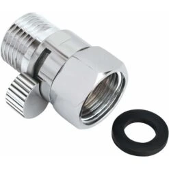 Shower Head Stop Valve Flow Control Stop Valve Flow Brass Faucet Universal Replacement Part