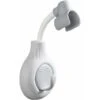 Bathroom Wall Mounted Shower Head Holder 360 Degree Adjustable Self Adhesive Shower Head Holder With Hook Holder, Gray