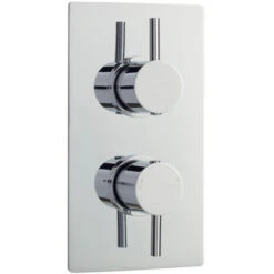 Nuie Quest Twin Thermostatic Shower Valve With Diverter - QUEV52