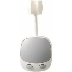 360 Degree Rotating Bathroom Shower Head Holder Punch-free Adjustable Suction Cup Mount Bracket Shower Holder Gray