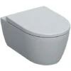 Geberit ICon Rimfree Wall-hung Toilet With Invisible Fixings, Shrouded, With Softclose Seat (501.664.00.1)