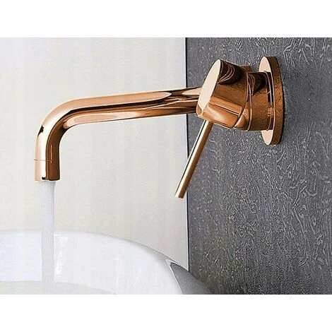 Concealed Basin Faucet Rea Lungo Rose Gold + Box - Image 3