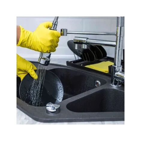 Pull-Out Sink Sprayer Sprayer For Kitchen Mixer Tap Pro Head With 2 Types Of Jets Brushed - Image 4