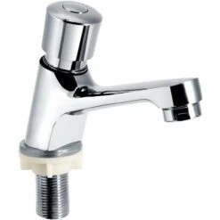 Bathroom Sink Faucets, Self-Closing Delayed Sink Faucet.