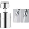 Faucet Aerator 360 Degrees Swivel Faucet Spray Aerator Kitchen Tap Water Saving Nozzle Sprayer Big Angle Bathroom Basin Dual-function Lengthen Extender,model: Type 2