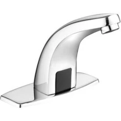 Automatic Infrared Sensor Faucet, Zinc Alloy Touchless Smart Sink Faucet Kitchen Bathroom Water Faucet