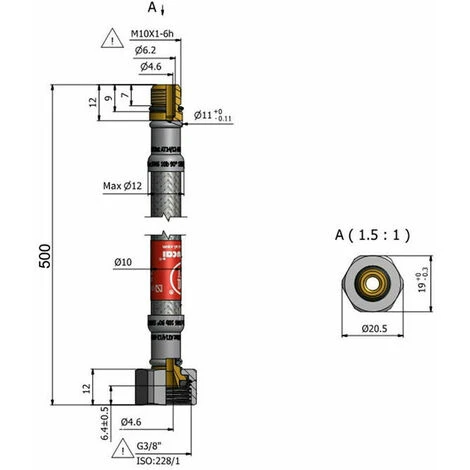 Flexible Hose Connector For One-piece Kitchen Mixer Flexible Stainless Steel Sanitary Flexible Kitchen Faucet - Image 4