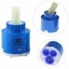 Ceramic Faucet Replacement Inner 3Pcs Ceramic Cartridge Cartridge Controller Faucet Replacement Faucet For Bathroom Mixer Tap (Blue 35Mm)