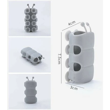 Shower Head Holder, Punch Free Silicone Suction Cup Shower Head Wall Mount Holder No Drill Needed For Marble Glass Metal Ceramic (White) - Image 2