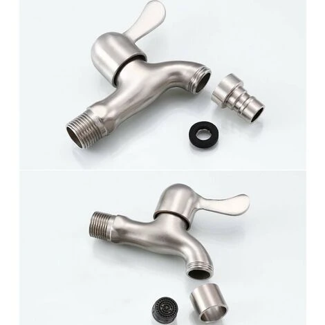 , 4-point Stainless Steel Interface ,304 Thickness Single Handle (pool Faucet) - Image 5