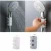 Handheld Shower Holder, 2 Pieces Wall Mount Bracket Silicone Suction Cup No Drilling Needed For Marble Glass Metal Ceramic