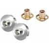 Architeckt Shower Bar Valve Easy Wall Fixing Kit Round Solid Brass