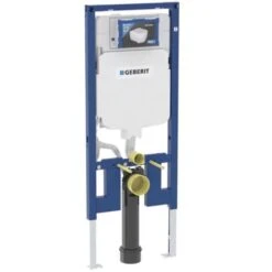 Geberit Duofix UP720 WC 1140mm Toilet Frame With 80mm Sigma Cistern - Blue