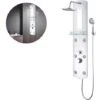 Shower Panel Unit 25x43x120 Cm Silver VidaXL