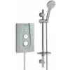 Bristan Joy Thermostatic Electric Shower 8.5kW Metallic Silver Modern Round Head