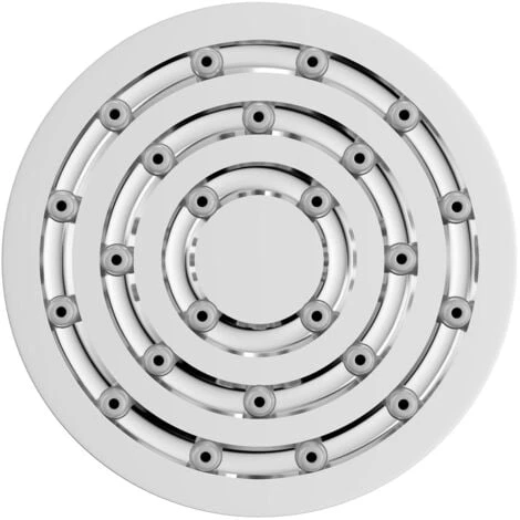 Wholesale Domestic Deluxe Polished Chrome Round Body Shower Jet - Image 2