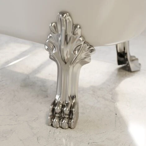 Traditional Buxton Freestanding Bath Single Ended Dragon Feet 1550 Acrylic White - Image 3