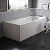 Nuie Linton Single Ended Rectangular Bath 1800mm X 800mm - Acrylic