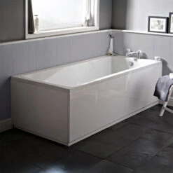 Nuie Linton Single Ended Rectangular Bath 1800mm X 800mm - Acrylic