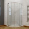 ELEGANT 1000 X 1000 Mm Quadrant Shower Enclosure 6mm Easy Clean Glass Walk In Sliding Door Shower Cubicle