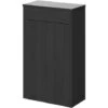 Windsor. Windsor Traditional Dark Grey 500mm Toilet Unit