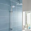 Winstead Multi Function Riser Slide Shower Rail Kit Round