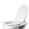 AKW Ergonomic Soft Close Toilet Seat Including Cover - White