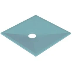 AKW Tuff Form Square Wet Room Former With GW50 Waste And Vinyl Adaptor 1200mm X 1200mm